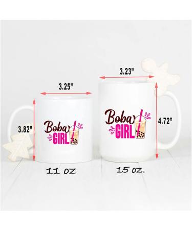 Personalized Boba Girl Mug Boba Tea Mug Funny Milk Tea Gift Tapioca Milk Tea Boba Lover Gift Bubble Tea Drinker Boba Tea Lover Ceramic Novelty Coffee Mugs 11oz 15oz Mug Tea Cup Gift Present Mug F - Buy Online on GoSupps.com