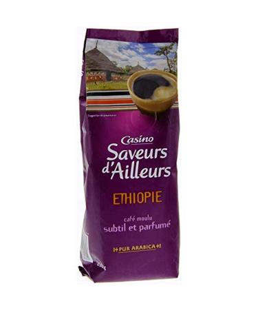 Casino FLAVOURS D'ELLEURS Subtle/Fragrant Ethiopia Ground Coffee 220g