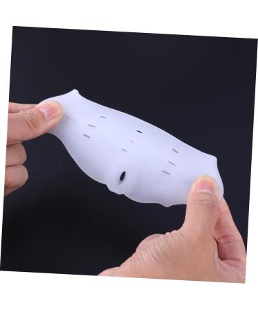 Healifty 2pcs Thumb Protector Hammer Set Shoe Insoles Rubber Toe Spacers Orthotics Toe Spreaders for Bunions Toe Separator Straightener Dilator Comber Foot Pads Divider White Men and Women - Buy Online on GoSupps.com