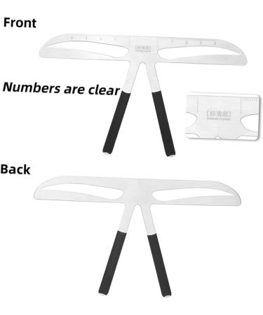 FOMIYES Makeup Tools Eyebrow Tattooing Ruler Eyebrow Microblading Ruler Eyebrow Trimming Accessories - Buy Online on GoSupps.com