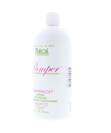 Nairobi Pamper Moisturizing Shampoo 32oz - Unisex Conditioning Hair Care for All Hair Types | International Shipping Available - Buy Online on GoSupps.com