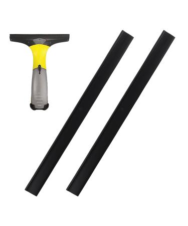 volumoon Replacement Blades for Window Vac 280mm Glass Cleaner Replacement Lips Squeegee Blades for WV2 WV5 Window Vacs 2 Pcs Window Vac Accessories Rubber Damage-Free Glass Cleaning Household