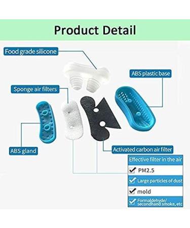 Anti Snoring Mini Air Purifier Filter: Snore b Gone Stopper Nose Vent Solution for Comfortable Sleep - Travel Case Included - Buy Online on GoSupps.com