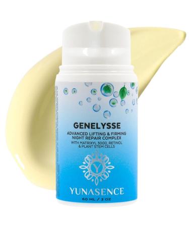 Yunasence GENELYSSE Advanced Lifting and Firming Night Recovery Complex, with Matrixyl 3000, Retinol & Plant Stem Cells.