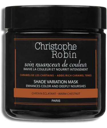 Christophe Robin Shade Variation Mask - Warm Chestnut 250ml | Color-Enhancing Hair Treatment - Buy Online on GoSupps.com