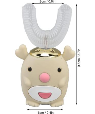 Buy Topyond U-Shaped Electric Toothbrush for Kids | Cartoon Design Waterproof 5 Cleaning Modes - Buy Online on GoSupps.com