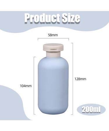 3 PCS Flip Cap Shampoo Bottles Empty Refillable Travel Bottles for Toiletries for Travel Size 200ML for Shampoo Lotions Cream Body Wash Conditioner Travel Shampoo Bottles - Buy Online on GoSupps.com
