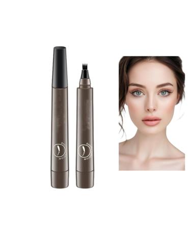Generic 2024 Upgrade Magic Eyebrow Pencil 3D Waterproof Microblading Eyebrow Pencil Contouring Pen 4 Tipped Precise Brow Pen Magic Eyebrow Pencil (Gray Brow)