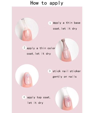 4th of July Nail Stickers - American Flag Patriotic Independence Day Nail Art Decals - Buy Online on GoSupps.com