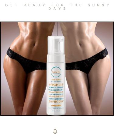 Tansey Self Tan Mousse Moisturiser with colour Treatment Dark Infused with Coconut Water Antioxidants Amino Acids Vitamin E & C Fake Tan No Orange tones No nasty smell - Buy Online on GoSupps.com