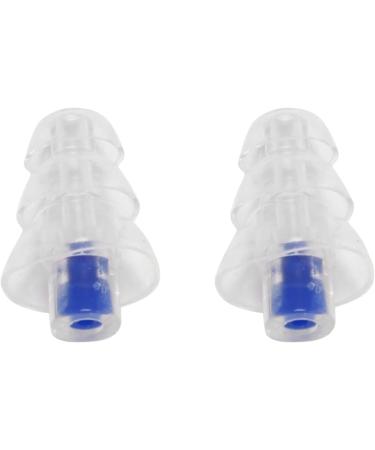 27dB Silicone Earbud Musician Filters | Noise Reduction Earplugs for DJs | Reusable Hearing Protection & Sleep Aid - Blue - Buy Online on GoSupps.com