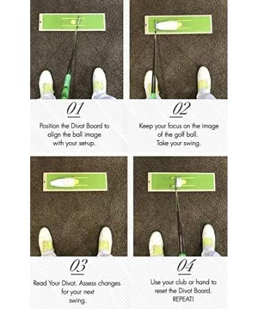 Divot Board - Patented Swing Path Trainer for Instant Feedback Anytime, Anywhere - Buy Online on GoSupps.com