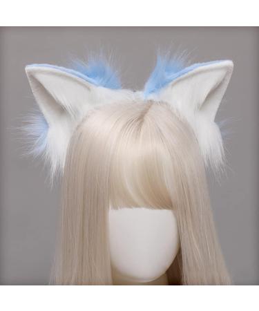 amangul Handmade ry Animal Ears Headbands Hair Hoop for Halloween Fancy Dress Cosplay Headpiece Party Supplies(Black) - Buy Online on GoSupps.com