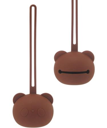 Buy Myazs Panda Shape Silicone Baby Pacifier Holder - Pacifier Storage Case for Nipple & Teething Relief - International Shipping Available - Buy Online on GoSupps.com