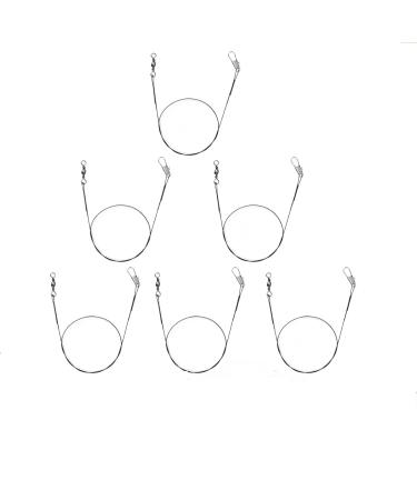 Decareta 40PCs steel front fan 30cm stainless steel front fan fishing bike with carabiner hooks and stainless steel vertebrae Black fishing for predatory fishing hidden mainstream - Buy Online on GoSupps.com