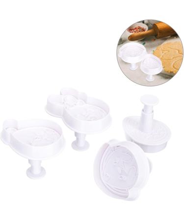 Zerodeko 8pcs Easter Stencils Easter Egg Chocolate Easter Candy Cookie Mould Small Dog Biscuits Ice Block Mold Easter Baking Dog Biscuits Small DIY Gift Silica Gel White Cake Mold Household - Buy Online on GoSupps.com