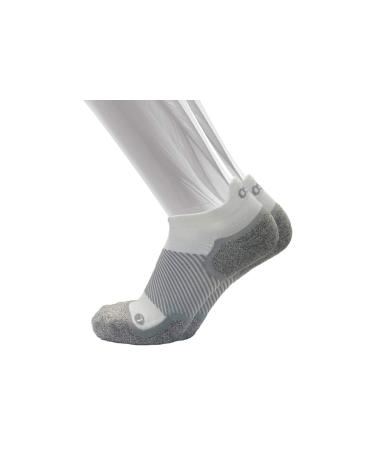 OS1st WP4 Wellness Performance Socks Ideal for Diabetics Sensitive feet Circulation Support and Edema Medium White No-show