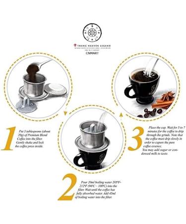 CNMART Trung Nguyen S Blend - Rich and Aromatic Flavour Vietnamese Ground Coffee 500g (Pack of 6) - Buy Online on GoSupps.com