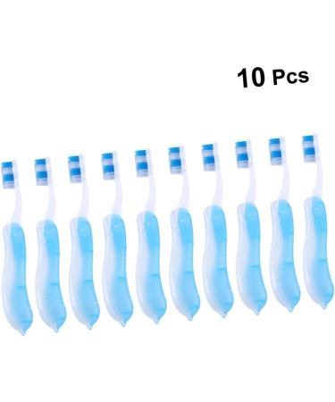 Shop Gleavi 50-Piece Children s Travel Toothbrush Set - Foldable Outdoor Gifts for Kids & Adults | Tooth Flap Picks & Toothbrush Tissues - Buy Online on GoSupps.com