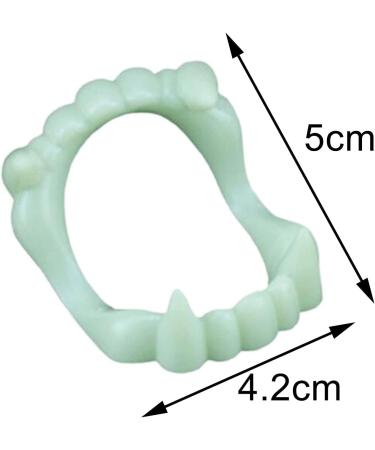 Haloppe 5Pcs Eco-Friendly Glowing Halloween Teeth Brace - Perfect Dress Up Dentures for International Shipping - Buy Online on GoSupps.com