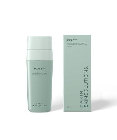 Marini SkinSolutions Duality - Benzoyl Peroxide 10% Acne Treatment Cream & Anti-Aging Retinol - Reduce the Appearance of Acne Blemishes Fine Lines Wrinkles - Cruelty Free - Made in the USA - 1 oz