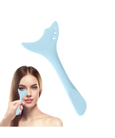 Eyelash Shield For Mascara - Silicone Eyelash Aid Multifunctional Reusable Eyelash Lipstick Eyeshadow Applicators Aid Tool For Beginners And Makeup Masters Blue