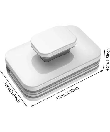 Double-Sided Magnetic Window Cleaner Magnetic Glass Washing Brush Magnet Window Cleaner Tool High-Rise Building Window Cleaner with Double-Sided Magnetic Design for Windows - Buy Online on GoSupps.com