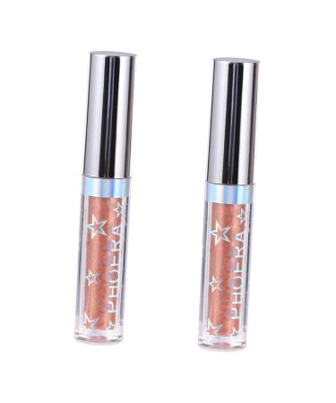 Beavorty Makeup Eyeshadow 2pcs colorful eyeliner Glow Liquid Eye Shadow glow eye powder liquid eyeliner Pearlescent