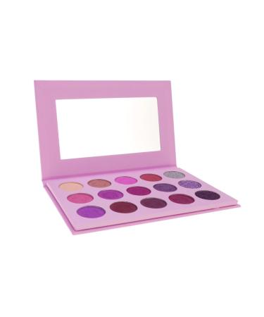 FOMIYES 15 Glitter Makeup Glitter Eye Shadow Eyeshadow Compact Cosmetic Miss Pearlescent Eye Shadow Box 1 count (Pack of 1) Purple