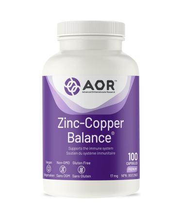 AOR - Zinc-copper Balance - 100 Vegicaps