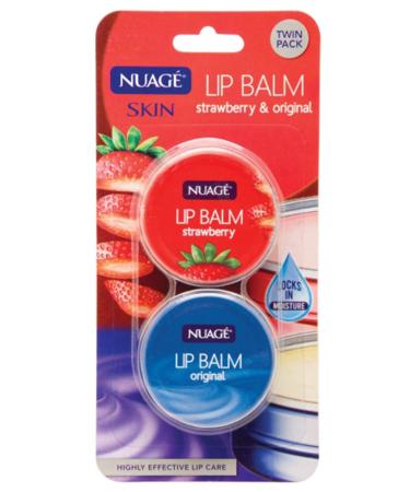 Nuage Nuage Strawberry & Original Lip Balm x 2