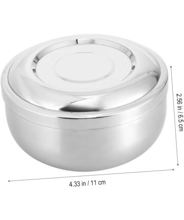 Magiclulu Wooden Razor Shell Shaving Bowl with Lid | Men's Bamboo Soap & Stainless Steel Razor - Perfect for a Luxurious Shave - Buy Online on GoSupps.com