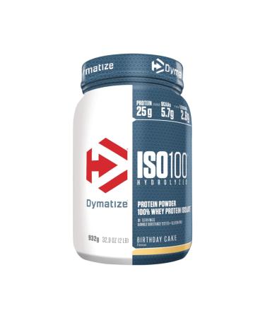 Dymatize ISO 100 Birthday Cake 900g - Whey Protein Hydrolysate + Isolate Powder