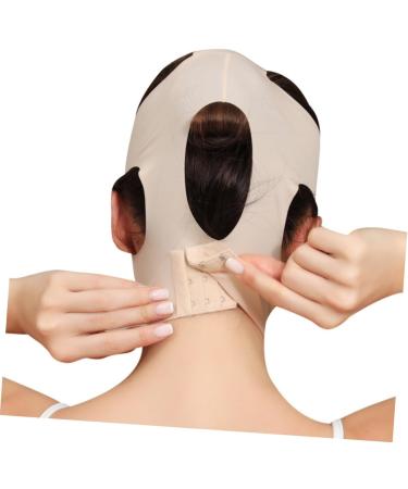 Angoily 1pc Thin Chin up Sleeping Double Chin Strap Womens Belt Slimmer Full Skin Tighten Facial Belt Sleepmask Band Neck Woman Compact 50% Nylon - Buy Online on GoSupps.com