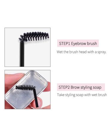 Minkissy Eyebrow Styling Gel & Wax | Colorless Makeup Soap for Perfect Brows - Ideal for Women & Girls - Buy Online on GoSupps.com