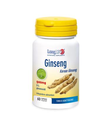 Longlife Ginseng 5% Energy Supplement 60 Capsules