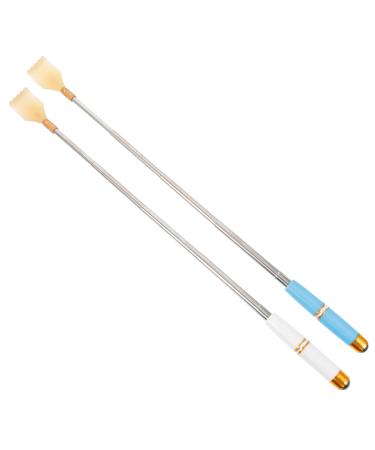 Beaupretty 2st back scratch made of metal massage tools scratching scratches of robust back scratches shoulder massage device Manual massage devices back.