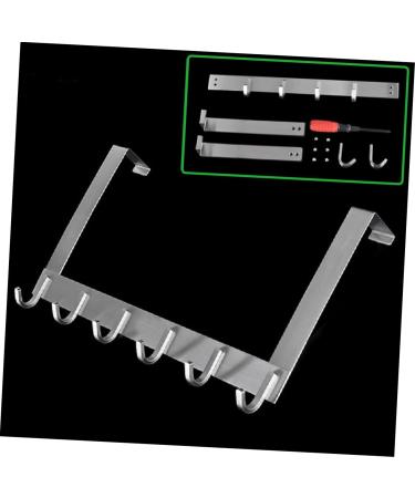 Alipis Stainless Steel Hooks Behind Door Organizer Hooks Coat Hanger Rack Hook up Clothes Hook No Punching - Buy Online on GoSupps.com