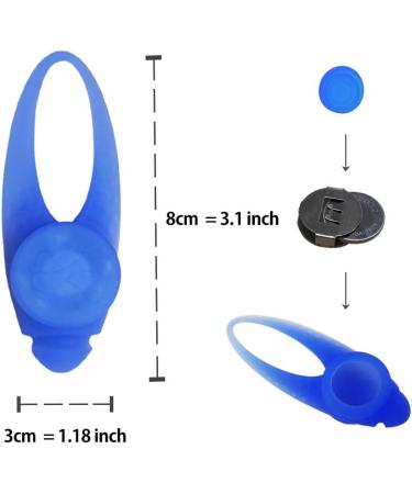 Laroo Safety LED Light Band for Dogs & Cats | Waterproof Easy-Attach Flashing Light for Collars & Dishes - Bright Outdoor Sports Gear - Buy Online on GoSupps.com
