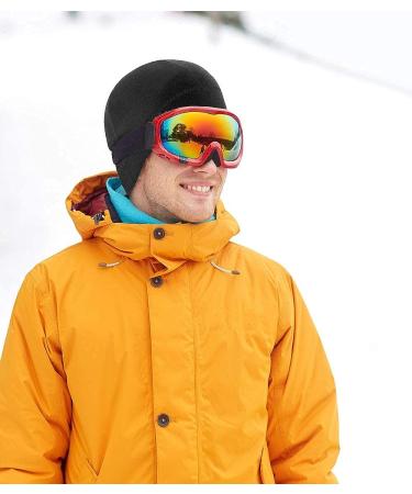 Tactical Fleece Cap Winter Beanie 2 Pack - Military Army Style Watch Cap in Black - Buy Online on GoSupps.com