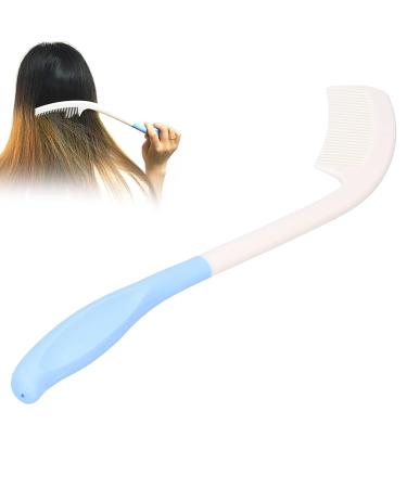 Long Handle Comb for Elderly | Curved Blue & White Handles | Living Aids for Enhanced Comfort - Buy Online on GoSupps.com