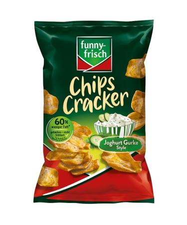 Buy Funny-Frisch Chips Cracker Yoghurt Cucumber - Pack of 12 (12 x 90g) | International Shipping Available - Buy Online on GoSupps.com