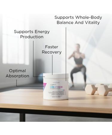 Livingood Daily Creatine + Magnesium Powder Unflavored | 5g Micronized Creatine Monohydrate with Magnesium for Energy Muscle Recovery & Performance | 30 Servings - Buy Online on GoSupps.com