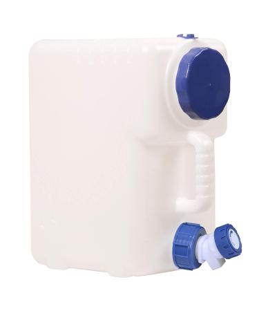 RedSwing 4 Gallon/15L Portable Water Container with Spigot, Water Storage Carrier for Camping Outdoor Hiking, BPA Free White 4Gal/15L