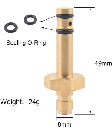 Gurlleu 8mm Quick Disconnect PCP Filling Probe Adapter for BSA R10/T10 - Brass Straight Stem Air Tool Fittings - Buy Online on GoSupps.com