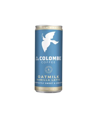 La Colombe Vanilla Draft Latte with Oatmilk - 9 Fl. Oz. 4 Pack - 100% Arabica Brazilian Cold Brew Coffee with Nitrous-Infused Oatmilk, Dairy-Free Vegan Latte, 120mg Natural Caffeine Vanilla 9 Fl Oz (Pack of 4)