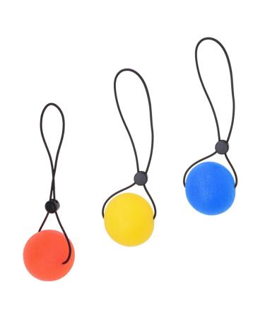 Homsfou 3st handle ball hand exercise balls Handgeleus-exercise device Return ball on the wrist handle handle gel-squeeze balls hand force ball finger power trainer fitness pebble gel strengthening cord