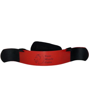 Buy BMG Arm Blaster - Steel Bicep Isolator & Portable Preacher Curling Tool for Arm Muscle Gains | Adjustable Strap | International Shipping Available - Buy Online on GoSupps.com
