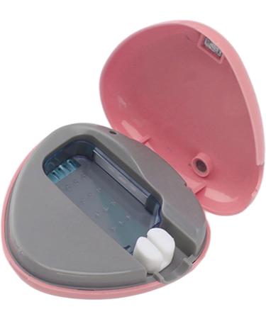 BROLEO Toothbrush Sanitizer Case Long Service Life Refillable Small Light Weight Toothbrush Sanitizer Cover for Home Travel (Pink) - Buy Online on GoSupps.com