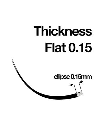 DESIRES LASHES by EMILYSTORES - 0.15mm C Curl Ellipse Flat Lashes Extensions 10mm - Soft Volume Eyelash Extensions for Lash Extension - Buy Online on GoSupps.com